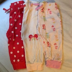 3/$12 Set of 3 Minnie Mouse Sweatpants